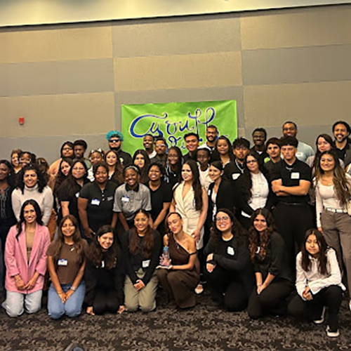 Youth Advisory Council members pose for a group picture at the culmination of their initiative showcase