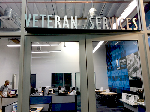 Veterans Services office at the Goodwill WorkSource Center