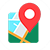 red map pin